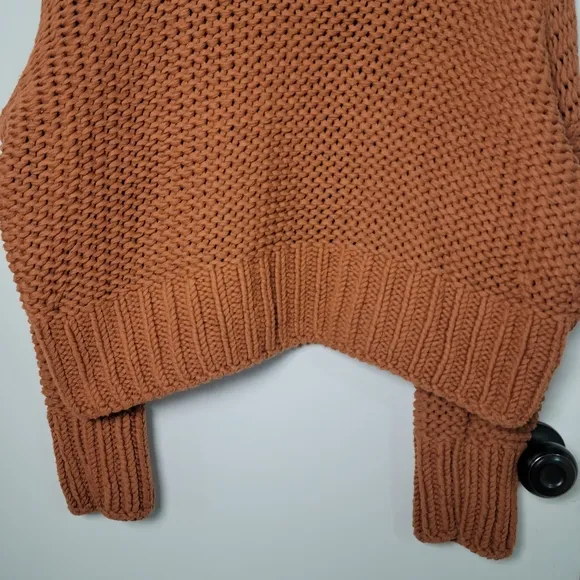 Free People My Only Sunshine Knit Sweater Fisherman Sweater Size Medium