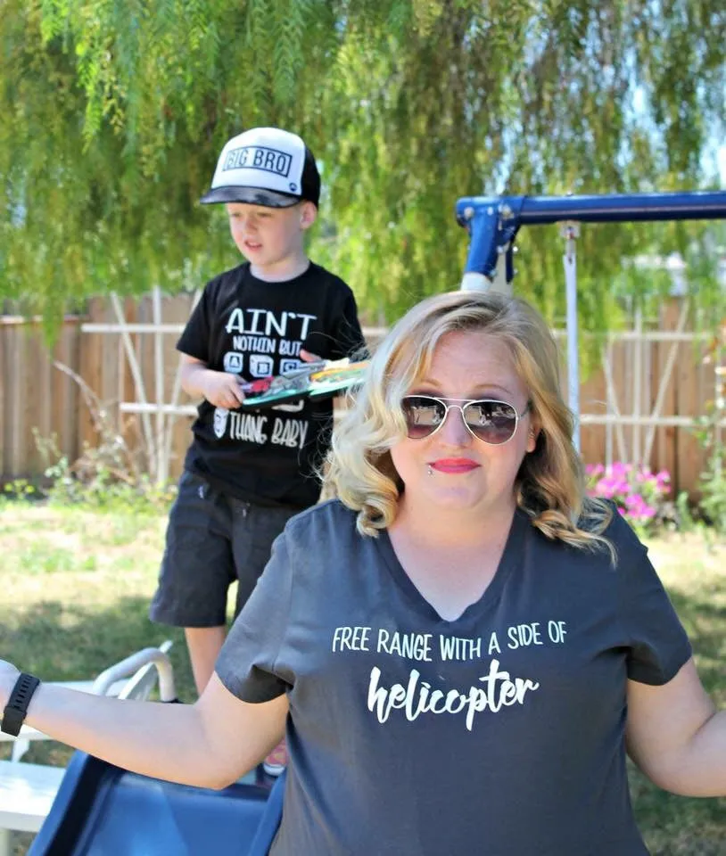 Free Range (with a Side of Helicopter) Parenting Tee or Tank
