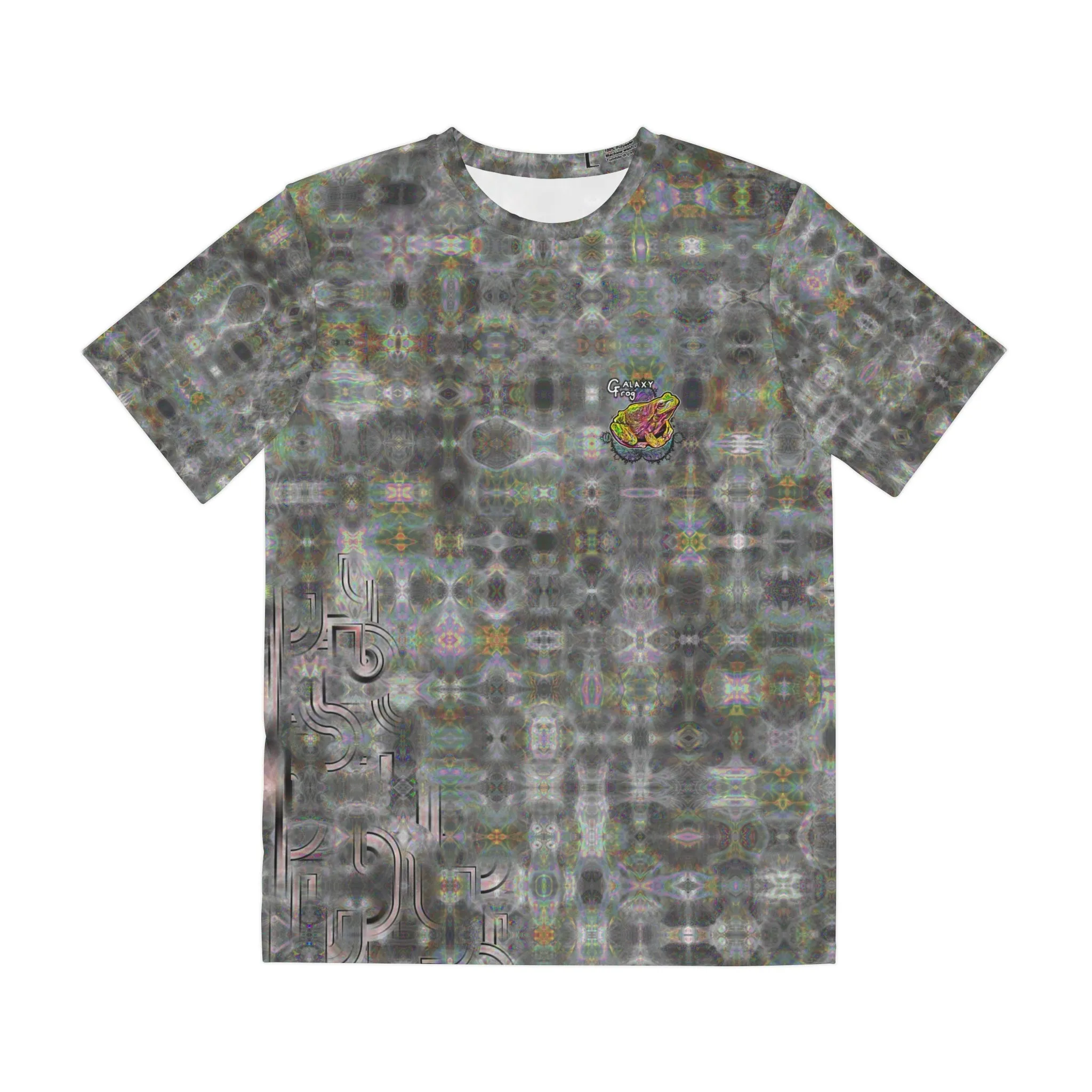 Galaxy Frog Fractal Cymagic Kaleidoscape Tee (AOP)