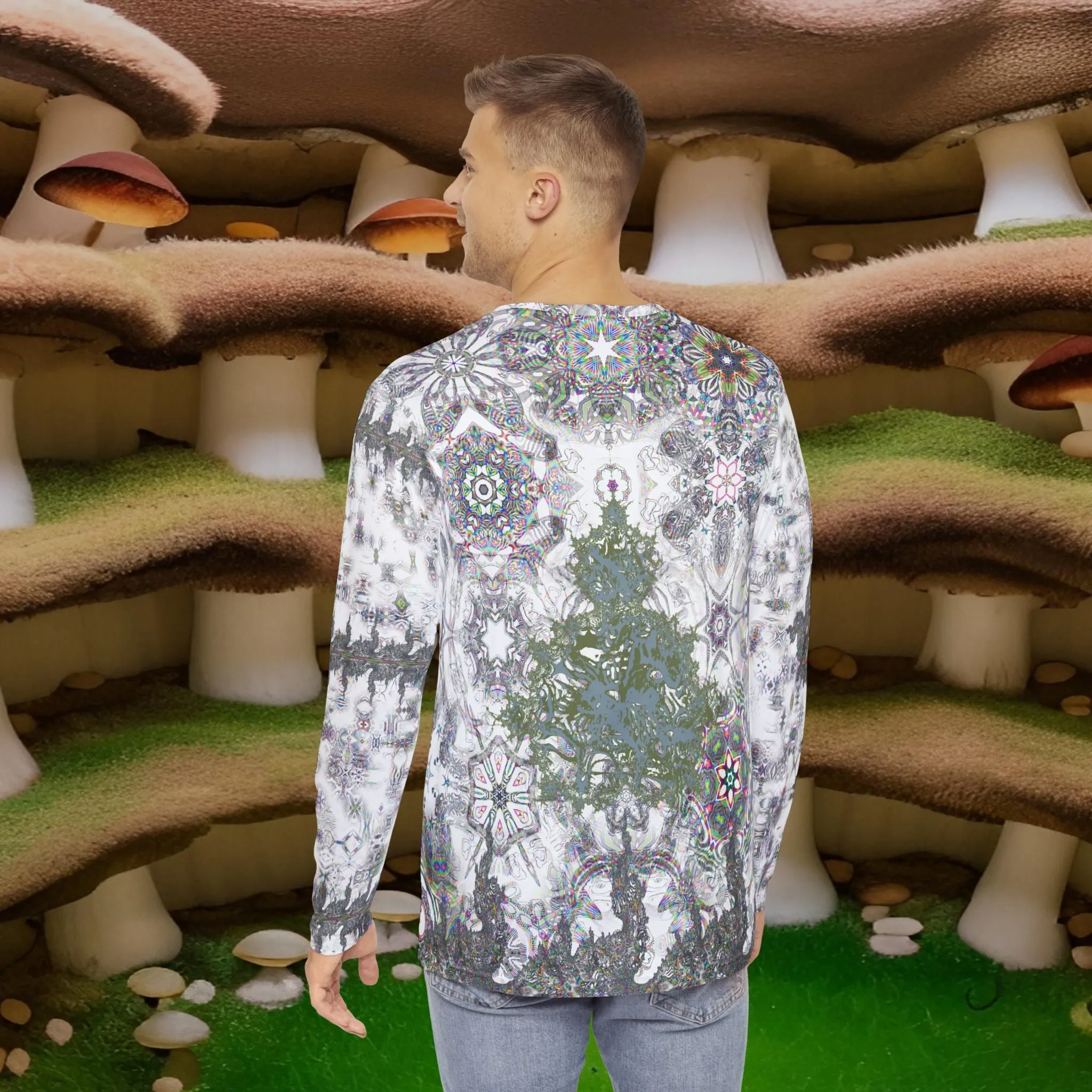Galaxy Frog River Plate FC Fractal Cymatics Long Sleeve Shirt (AOP)