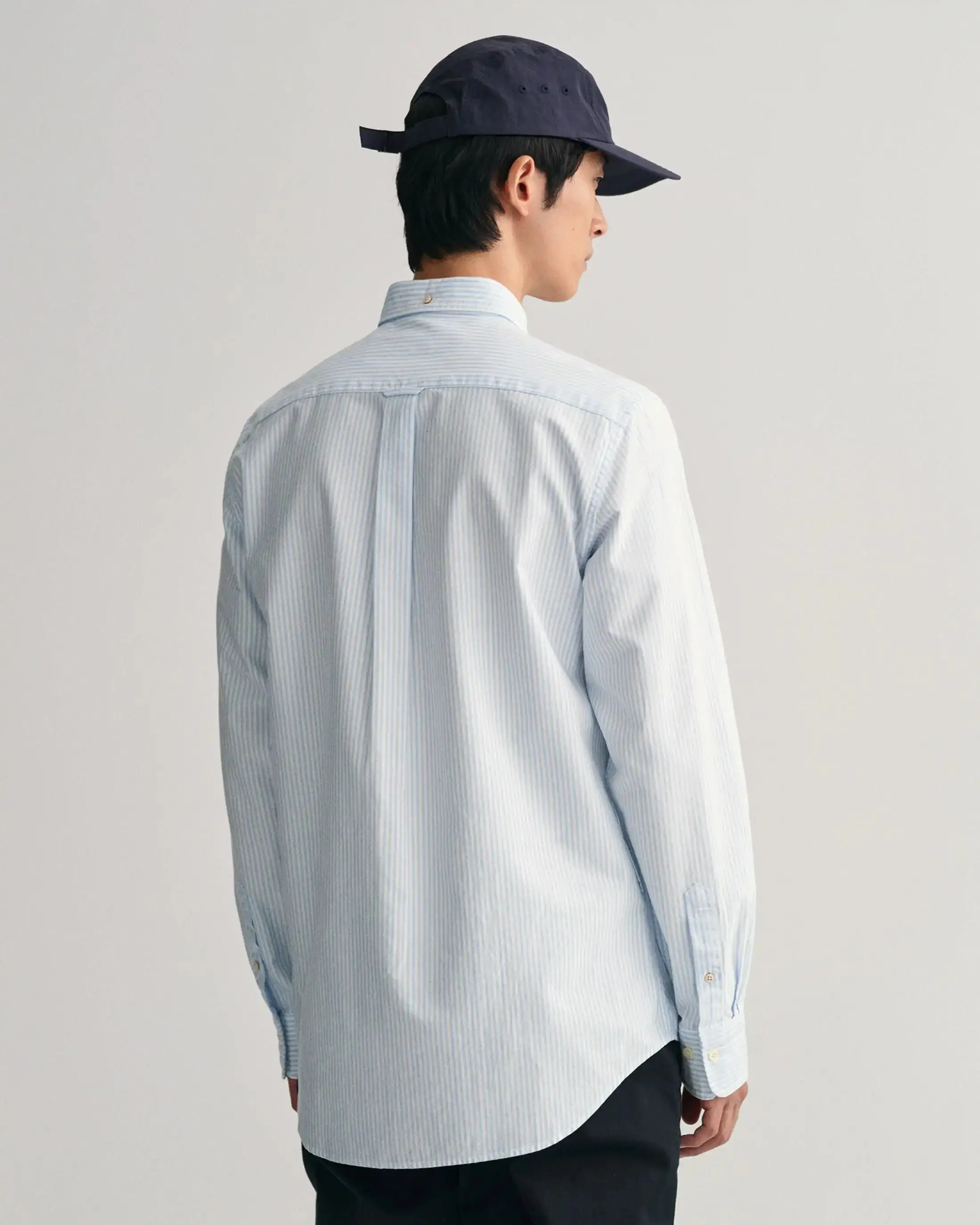 GANT Men's Shirt Regular Oxford Banker Light Blue