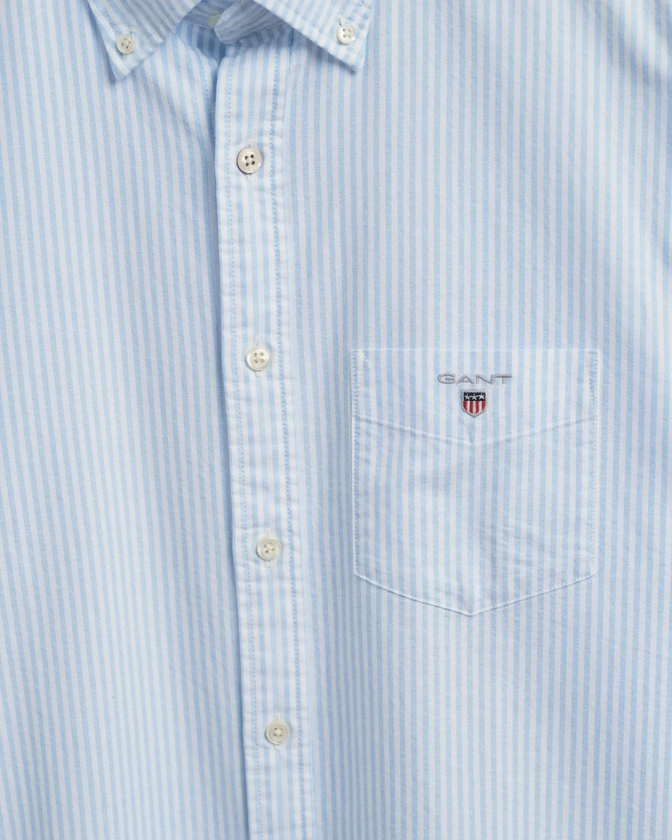 GANT Men's Shirt Regular Oxford Banker Light Blue