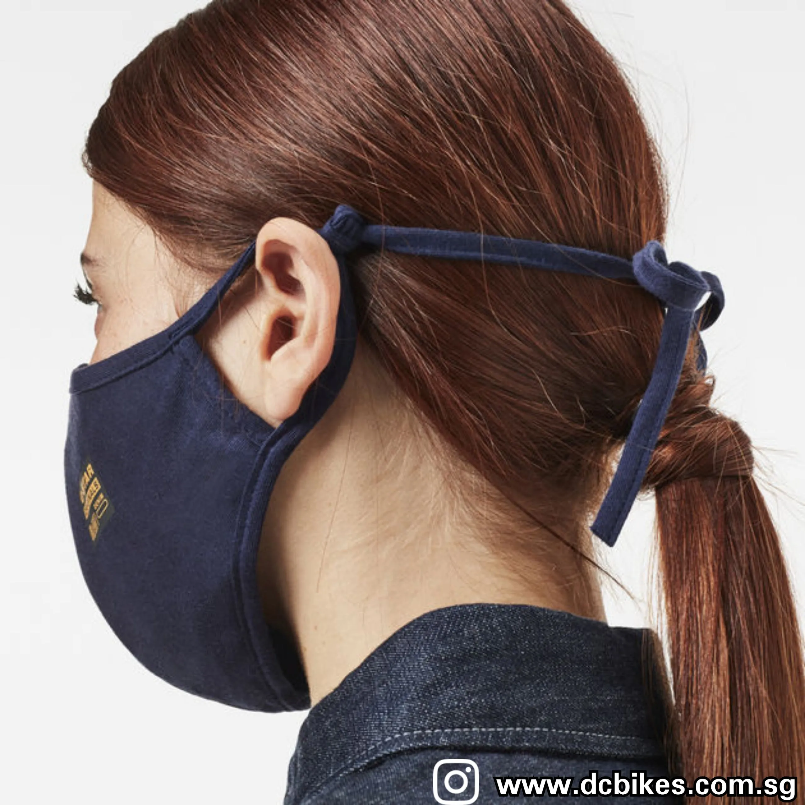 Geniune G Star Raw Protection Navy Blue Face Mask