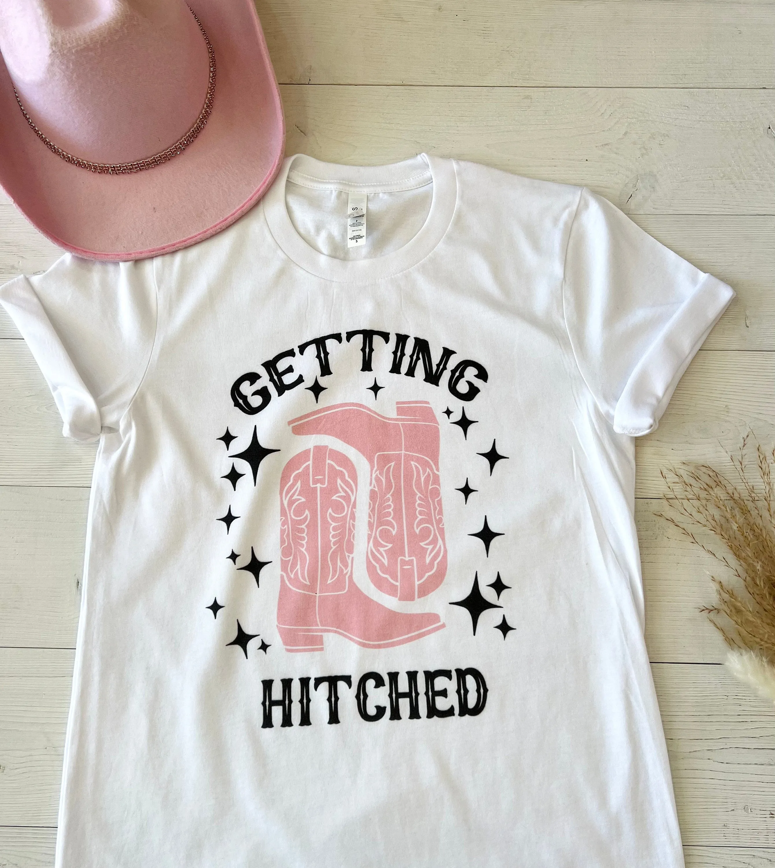 Getting Hitched Bachelorette Party T-Shirts