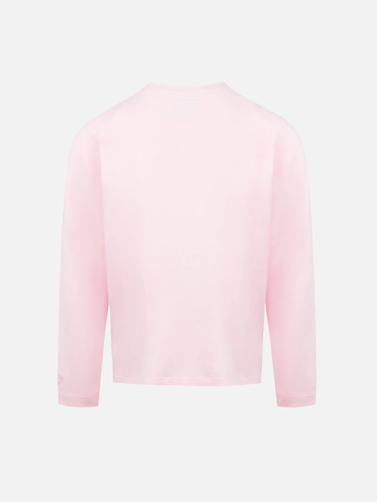 Girl pink long-sleeve t-shirt Penny with I'm a star embroidery