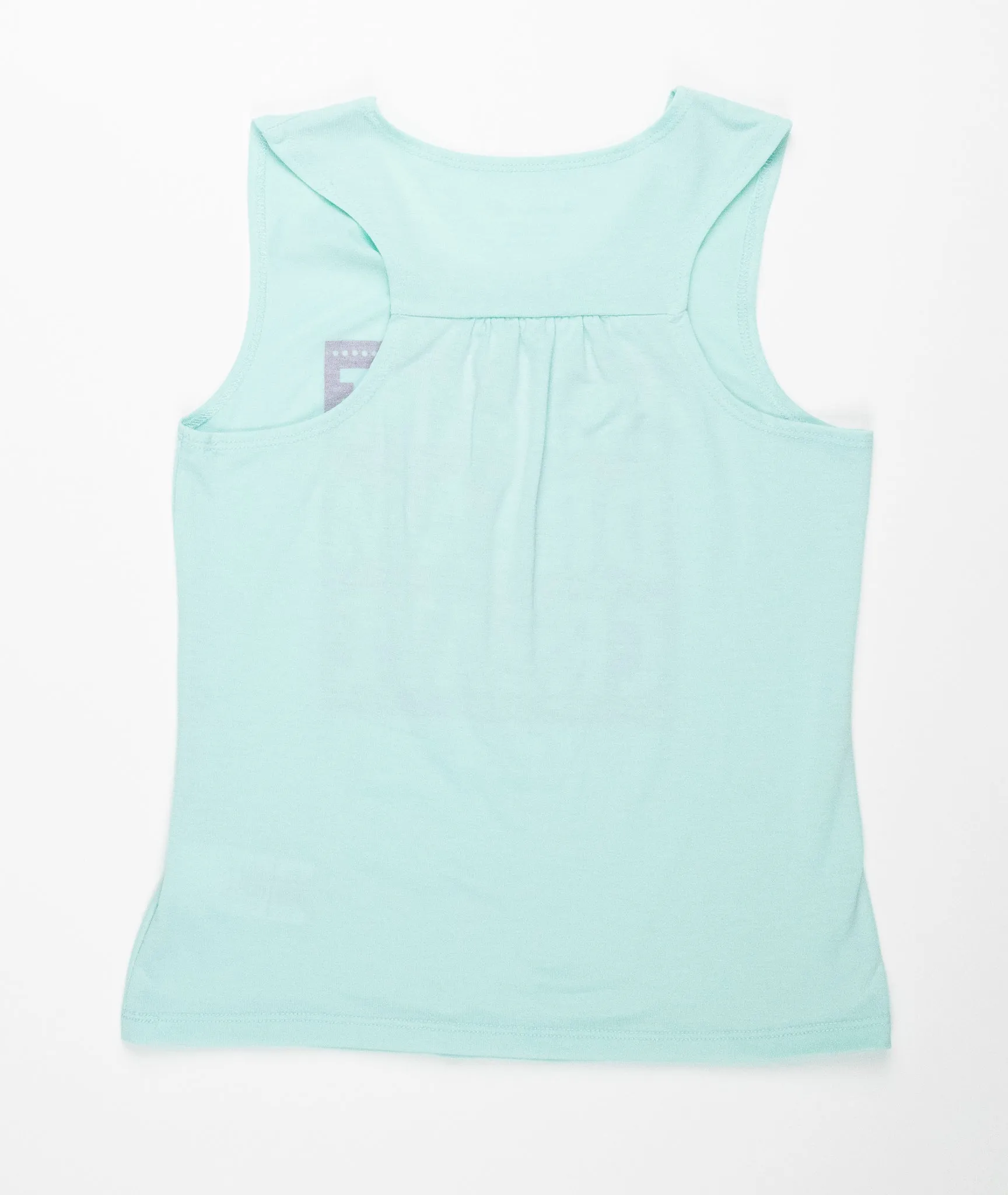 GIRL SIZE MEDIUM (10/12 YEARS) - AMERICAN GIRL, Baby Blue, Graphic Tank Top EUC B47