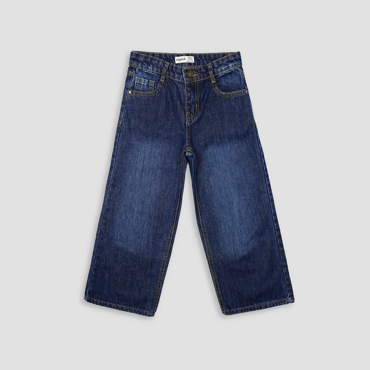 Girls Blue Bell Bottom Jeans