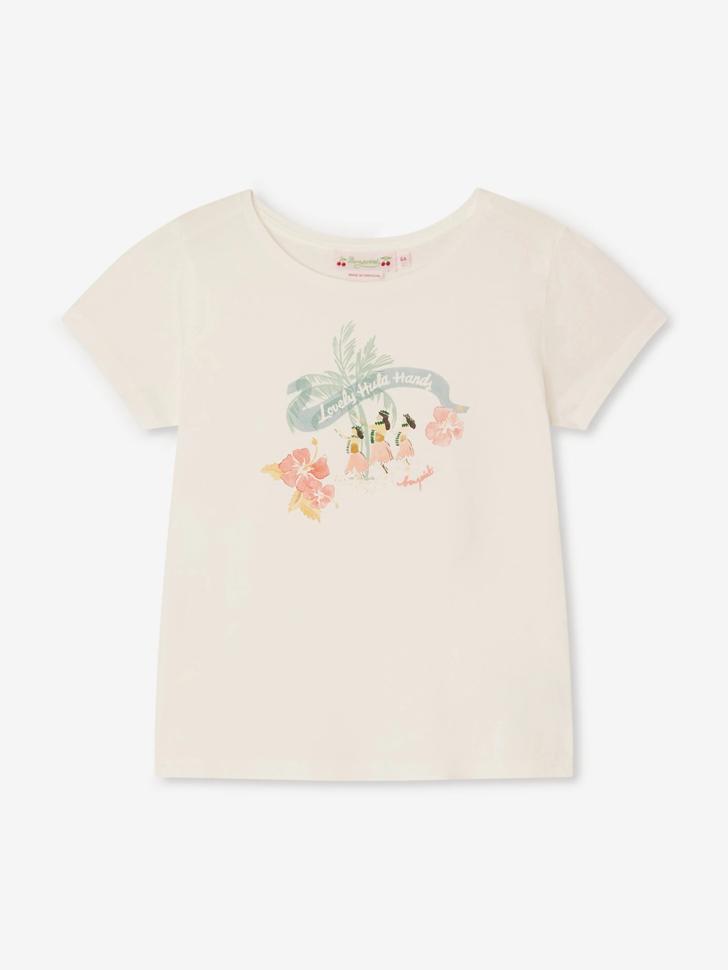 Girls Capricia T-Shirt in Ivory