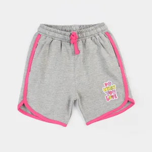 Girls Jersey/Terry Short You Love-H.grey