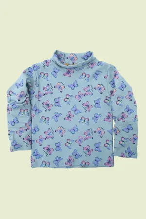 Girls Printed High Neck Tops
