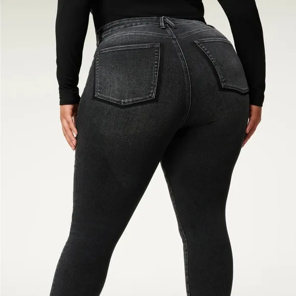 Good American Size 15 Black 263 Good Legs Skinny Jeans