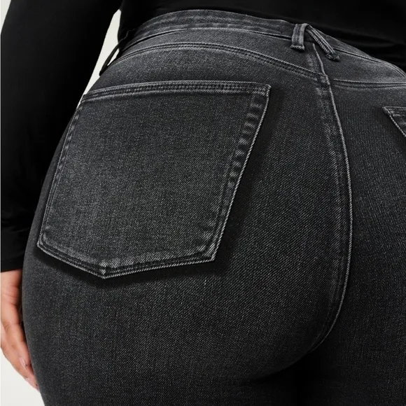 Good American Size 15 Black 263 Good Legs Skinny Jeans