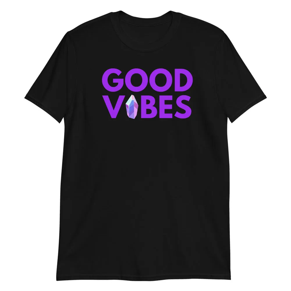 Good Vibes Crystal Short-Sleeve Unisex T-Shirt