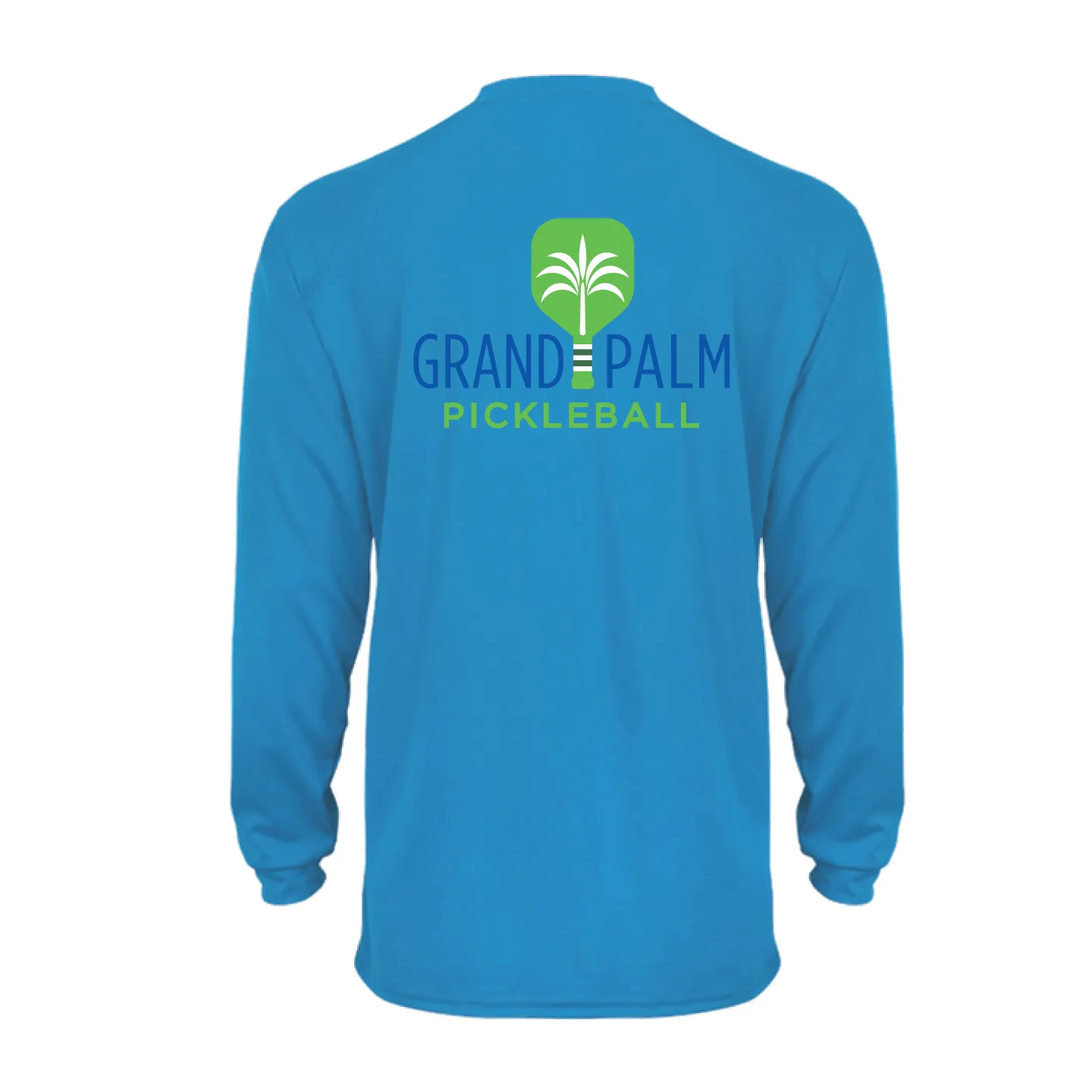 Grand Palm Pickleball Men's Performance Long Sleeve Crew Neck Shirt