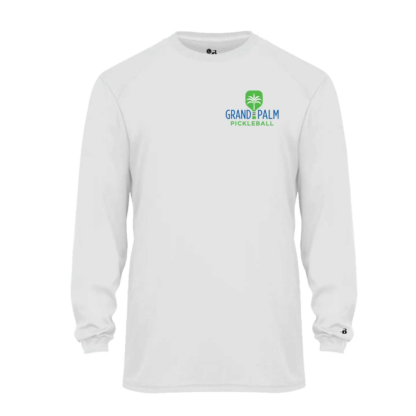 Grand Palm Pickleball Men's Performance Long Sleeve Crew Neck Shirt