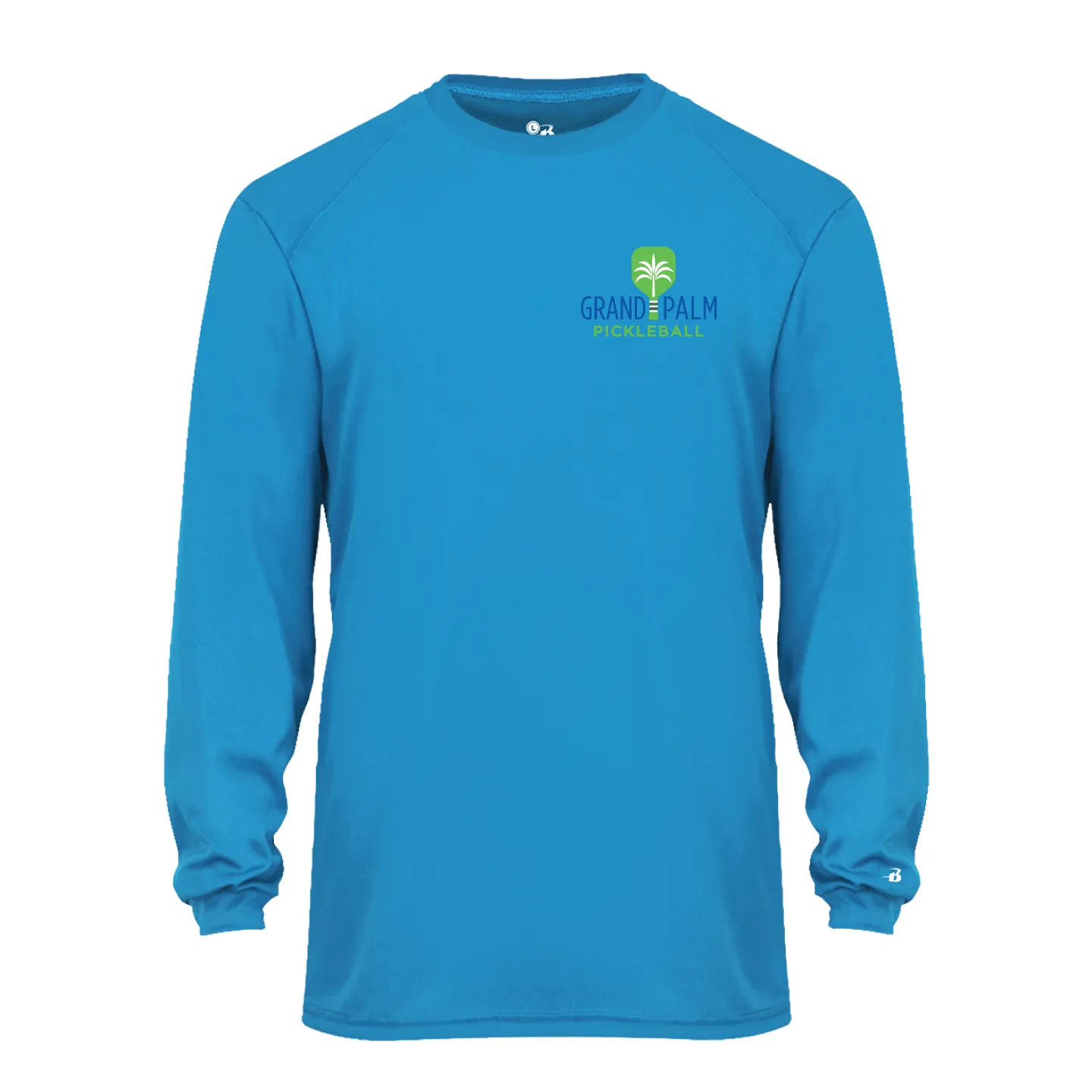 Grand Palm Pickleball Men's Performance Long Sleeve Crew Neck Shirt