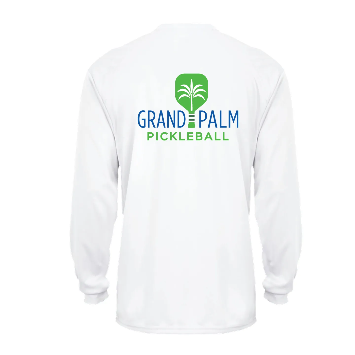 Grand Palm Pickleball Men's Performance Long Sleeve Crew Neck Shirt