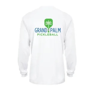 Grand Palm Pickleball Men's Performance Long Sleeve Crew Neck Shirt