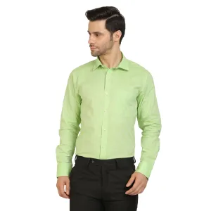 Green Cotton Full Sleeve Shirt