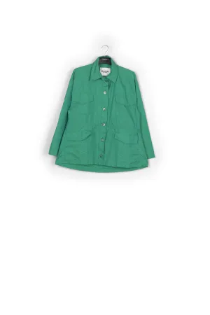 Green jacquard jacket