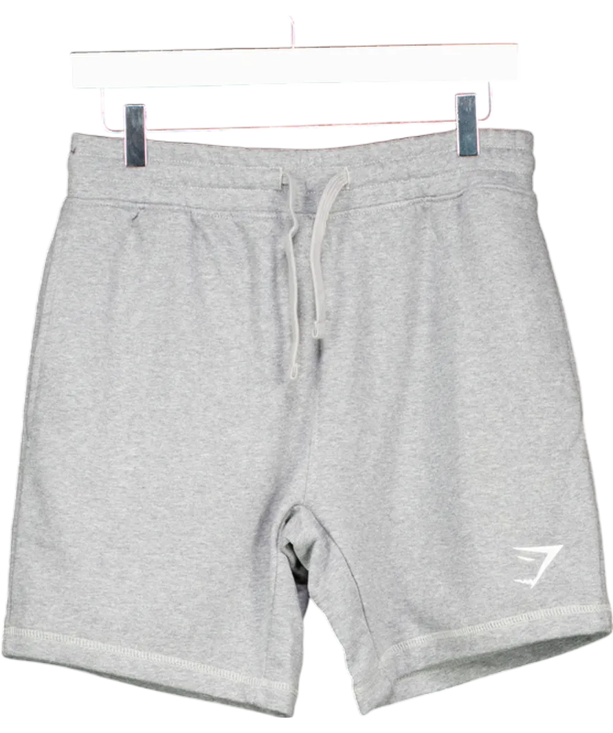 gymshark Grey Crest Shorts UK S