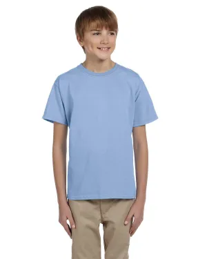 Hanes Youth Heavyweight 50/50 T-Shirts | Light Blue