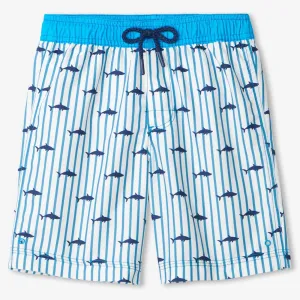 Hatley 'Silhouette Sharks' Swim Shorts