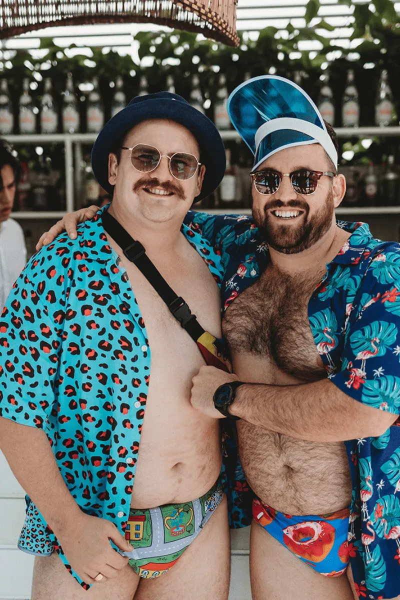 Hawaiian Party Shirt in Neon Jungle