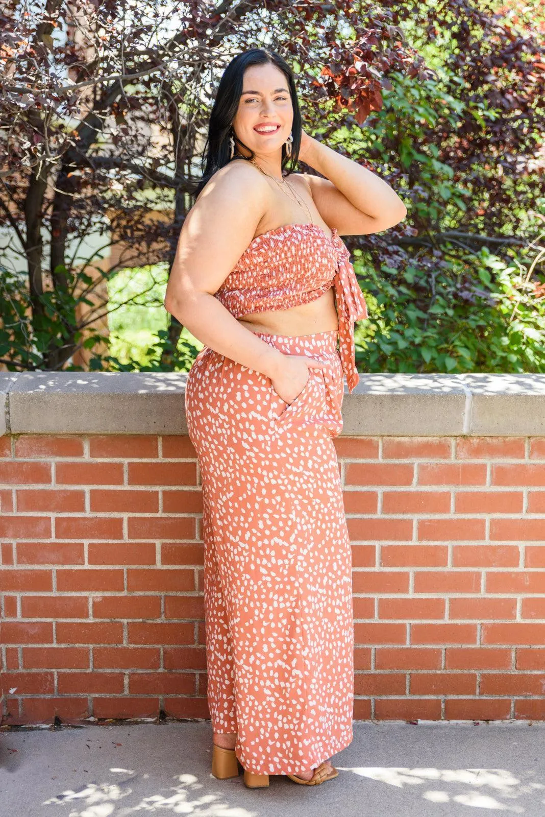 Hazel Blues® | Catching Up For Lost Time Crop Top