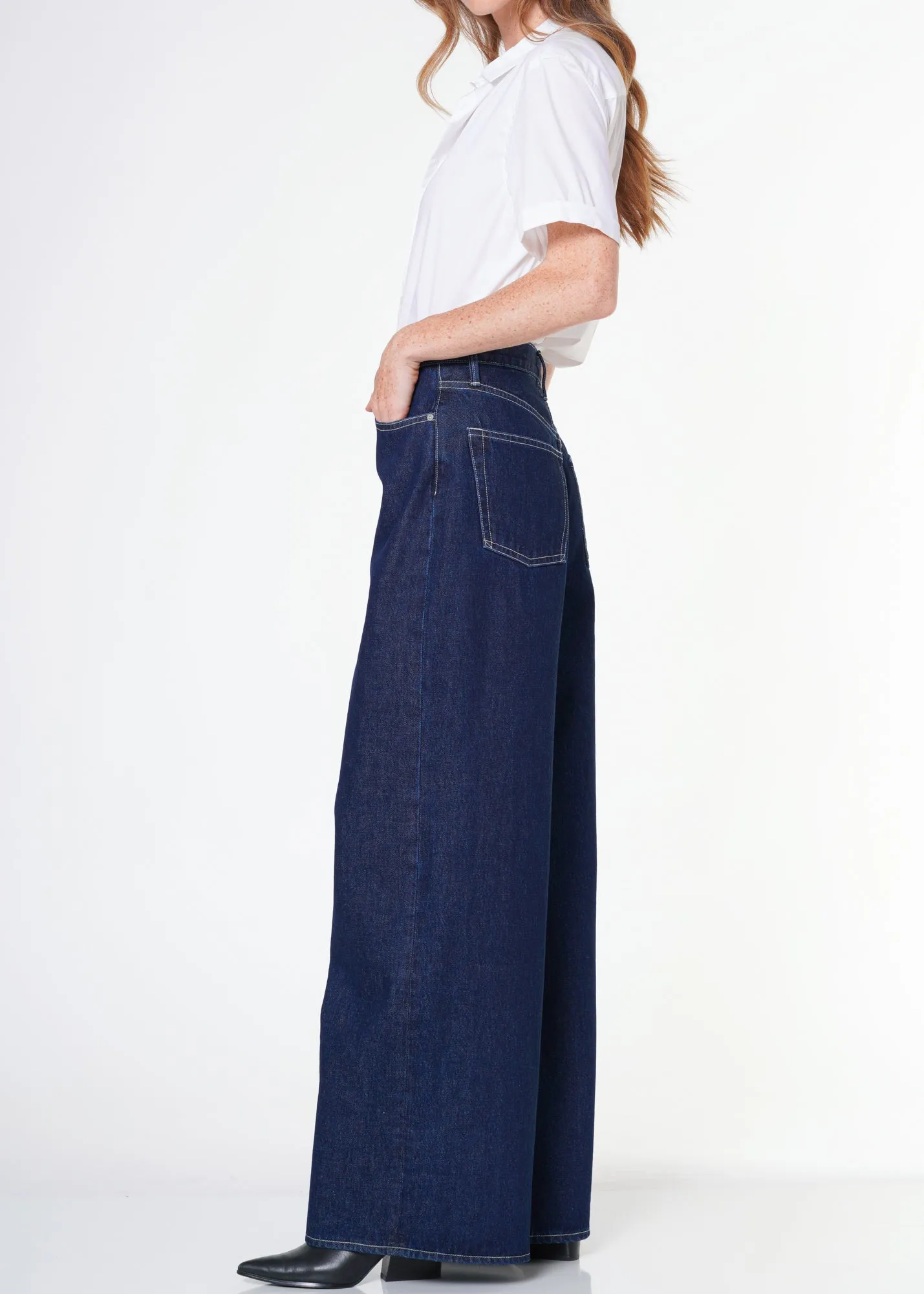 Heather High Rise Baggy