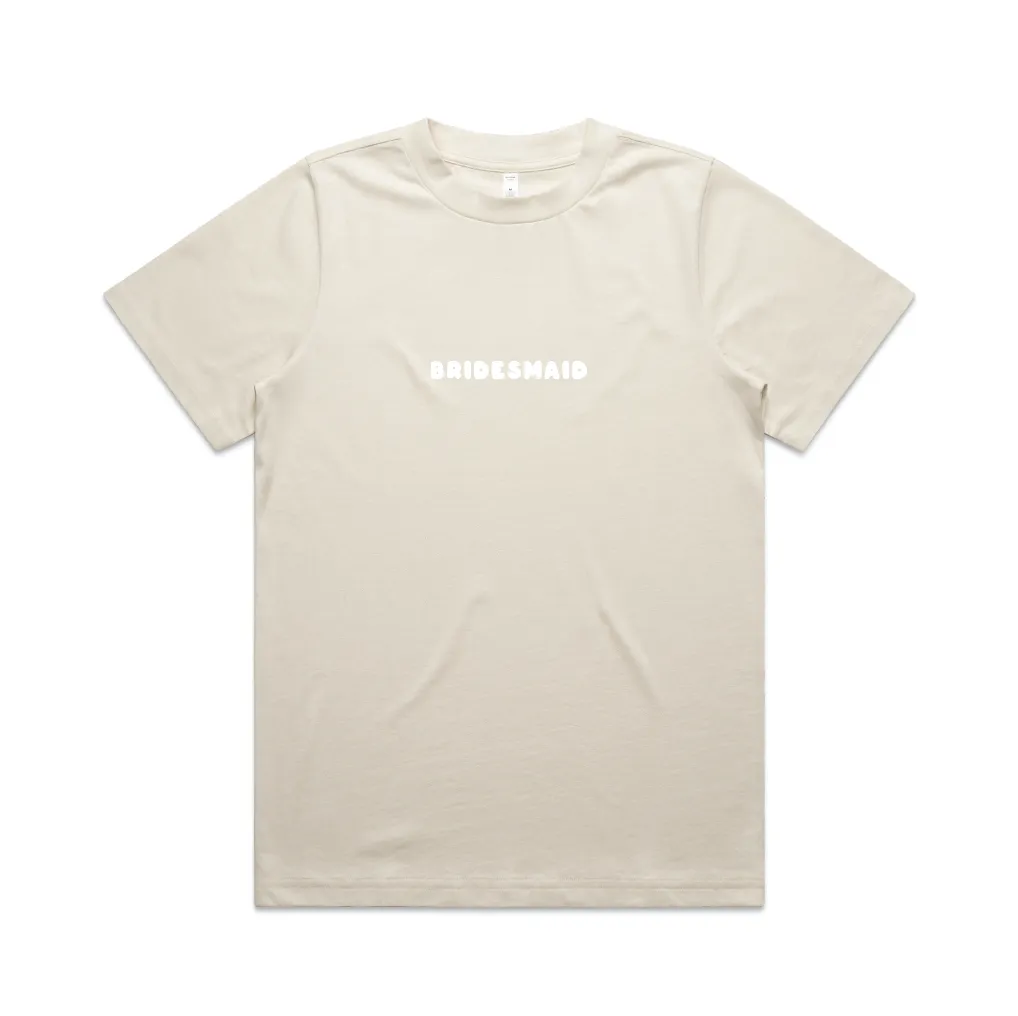 Here Comes The Party Tee | White on Ecru