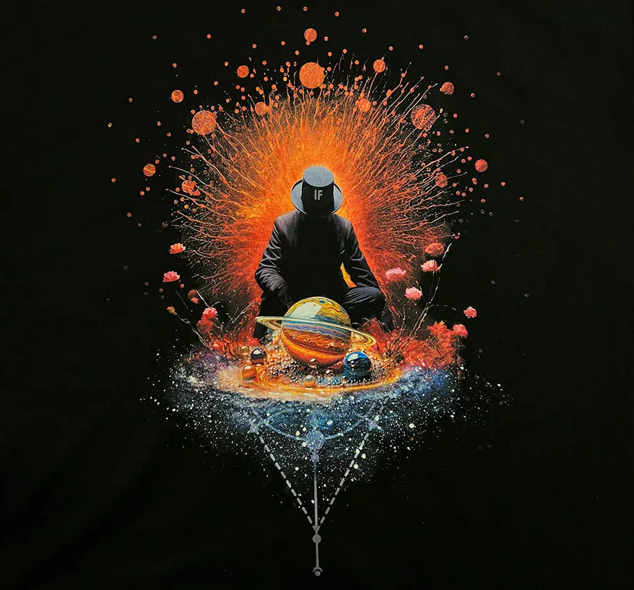 Hermetic Harmony Mens T Black