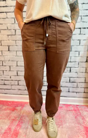 High Rise Crop Jogger Jeans (S-3X)