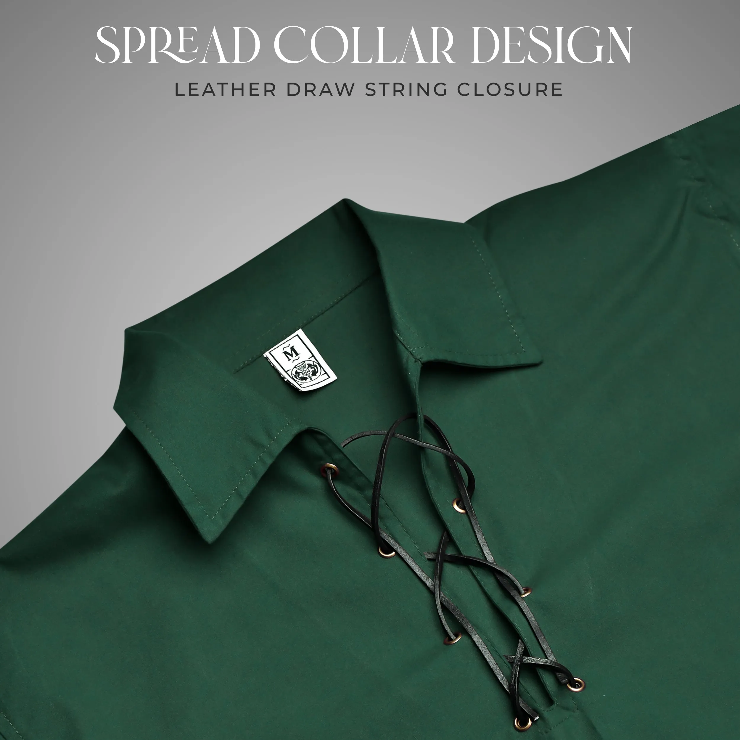 Highland Green Kilt Shirt - Vibrant Scottish Attire