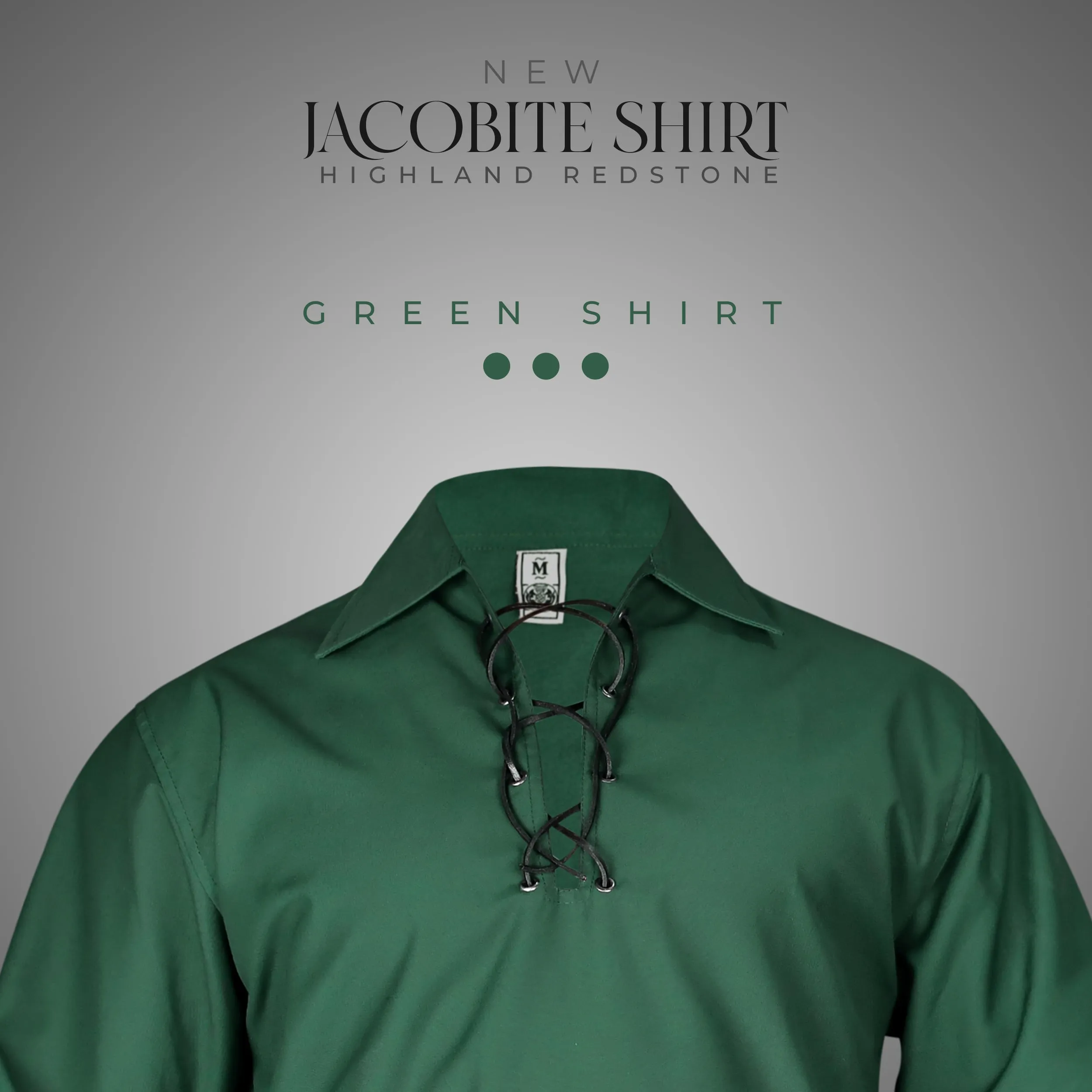 Highland Green Kilt Shirt - Vibrant Scottish Attire