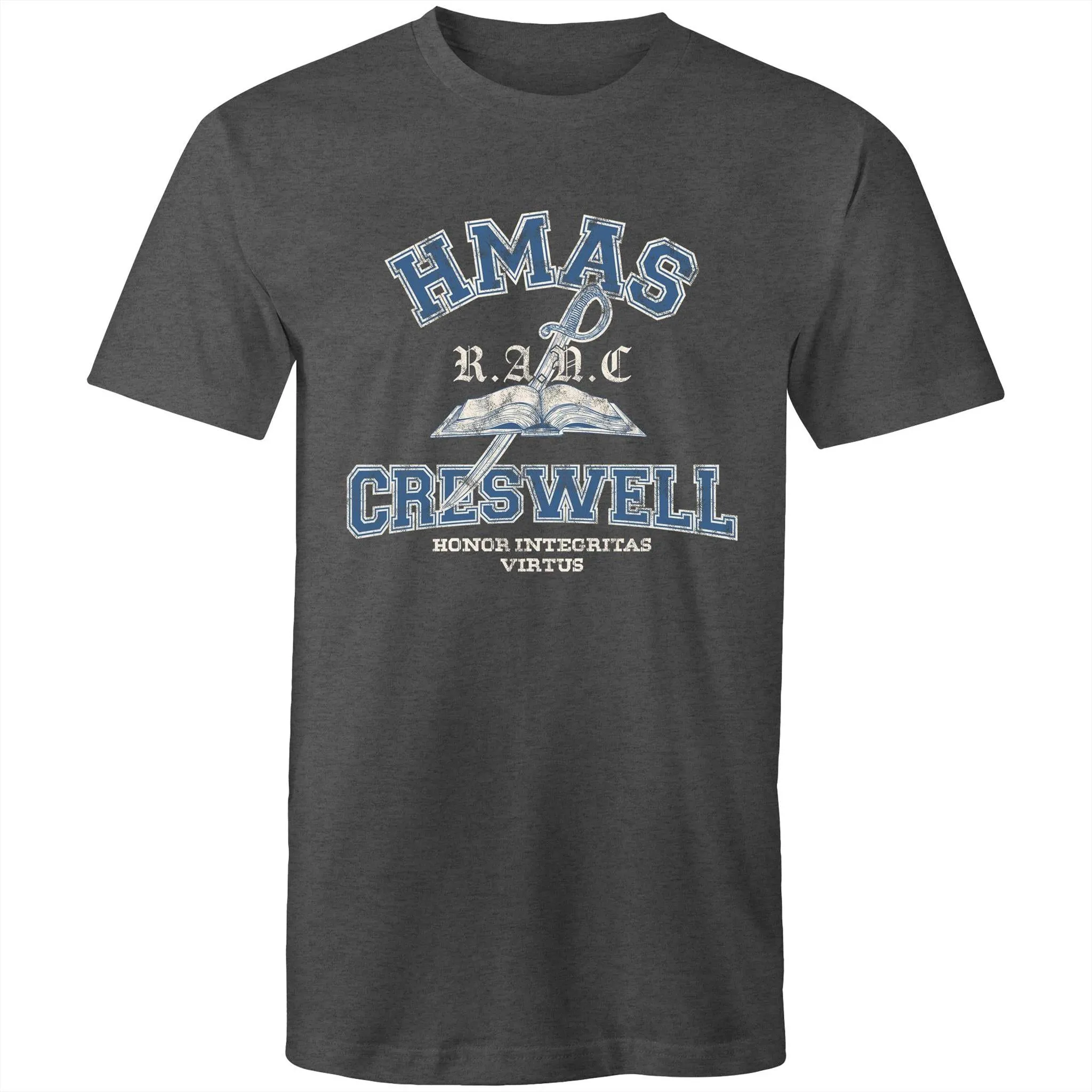 HMAS Creswell Men's T-shirt colour (Style Alpha)