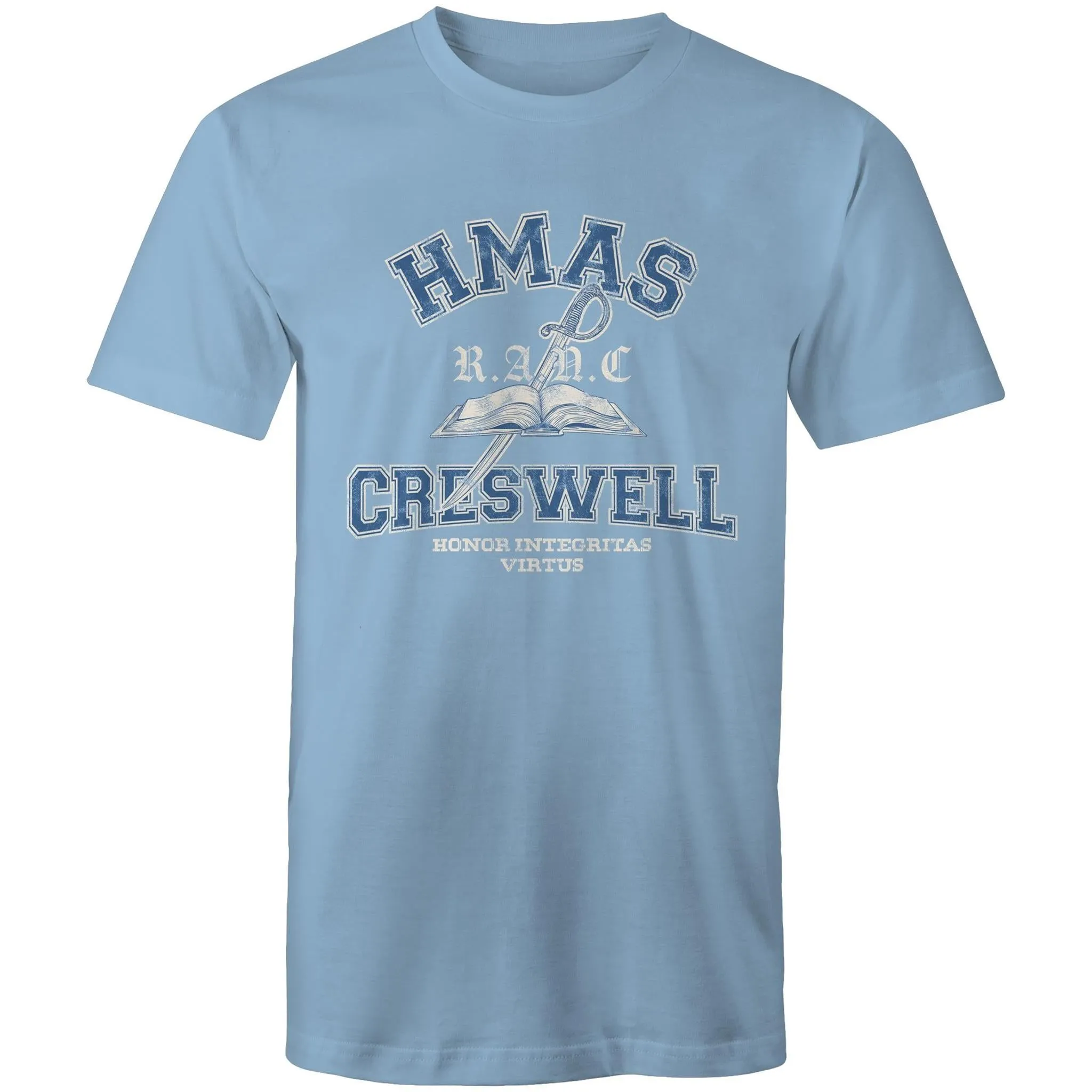 HMAS Creswell Men's T-shirt colour (Style Alpha)