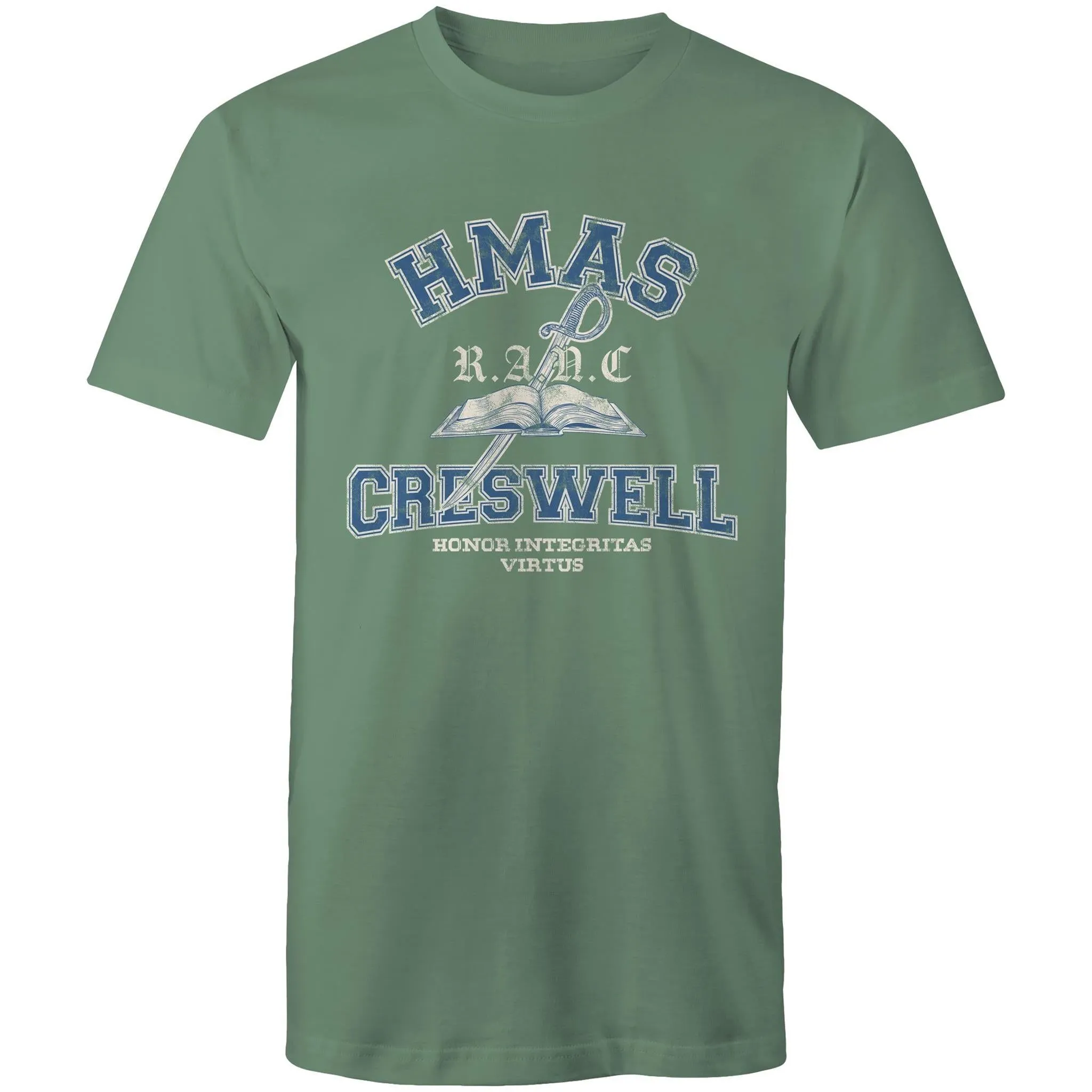 HMAS Creswell Men's T-shirt colour (Style Alpha)