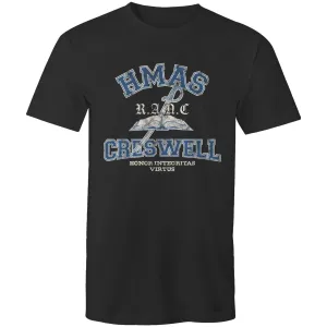 HMAS Creswell Men's T-shirt colour (Style Alpha)