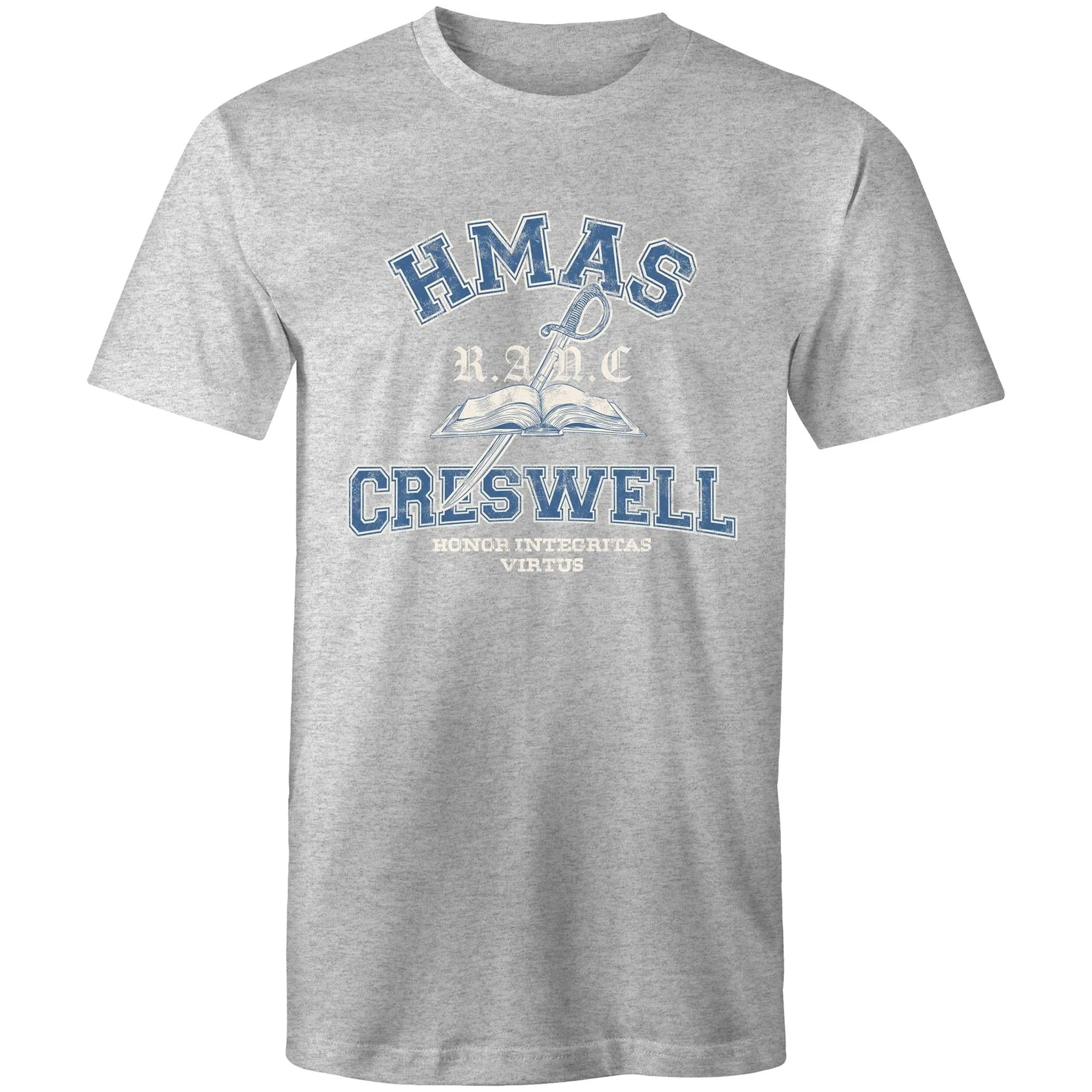 HMAS Creswell Men's T-shirt colour (Style Alpha)