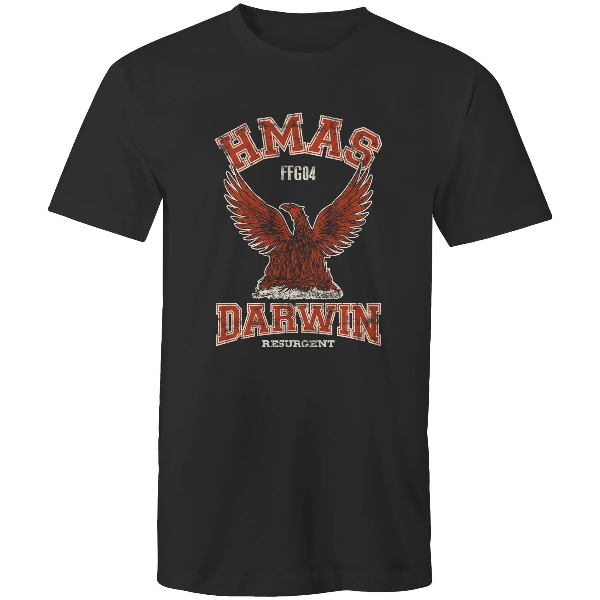 HMAS Darwin FFG04 Style T-shirt colour (Style Alpha)