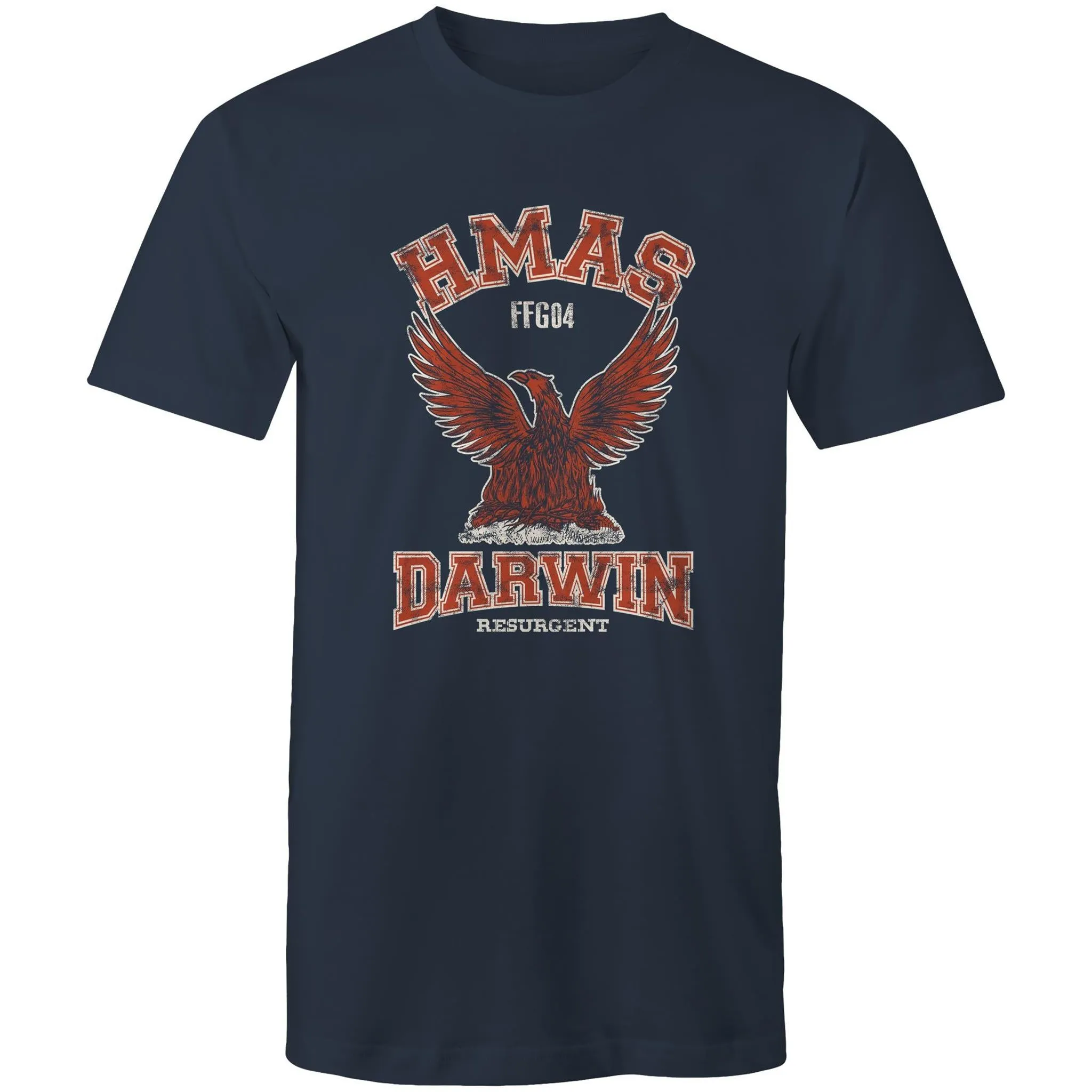 HMAS Darwin FFG04 Style T-shirt colour (Style Alpha)