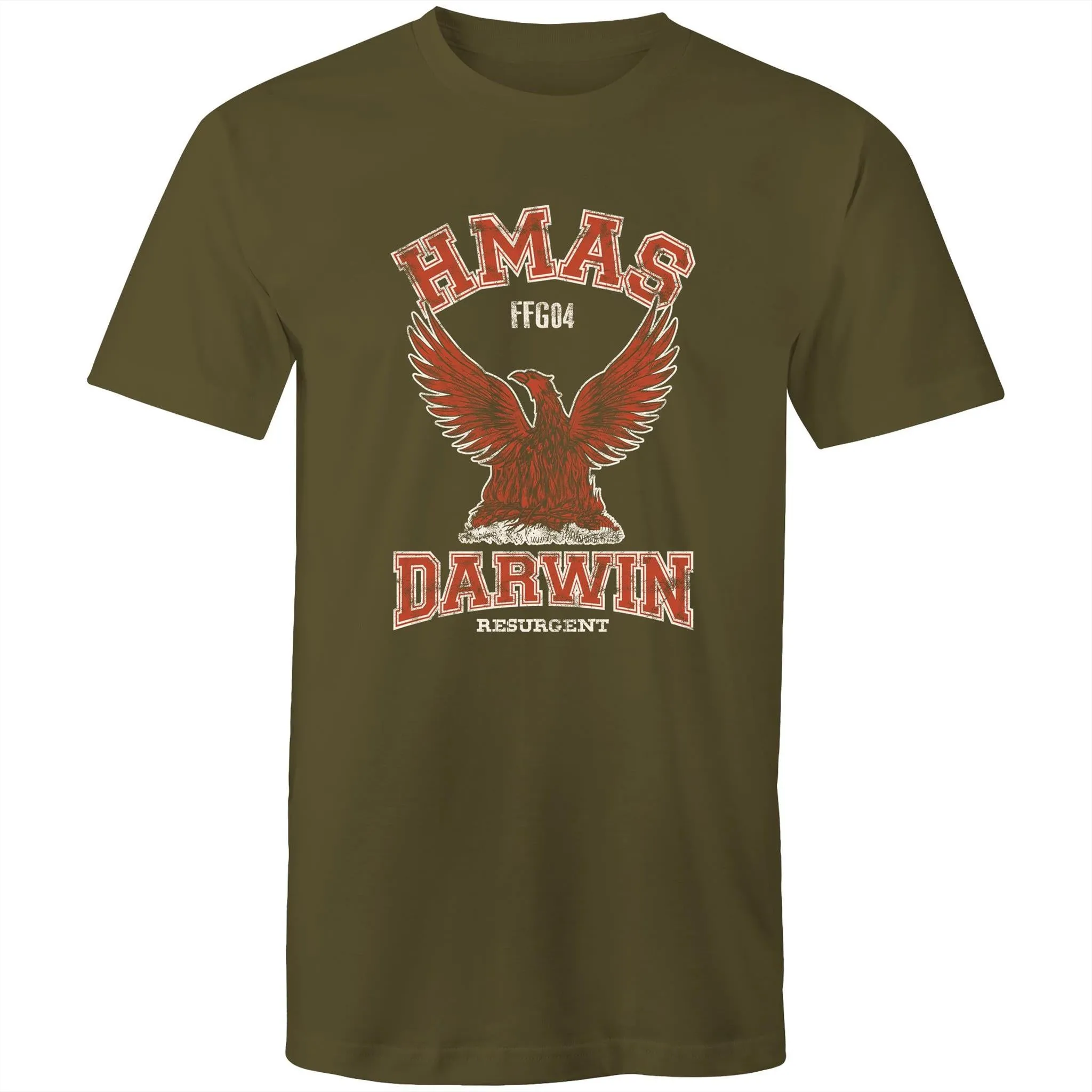 HMAS Darwin FFG04 Style T-shirt colour (Style Alpha)
