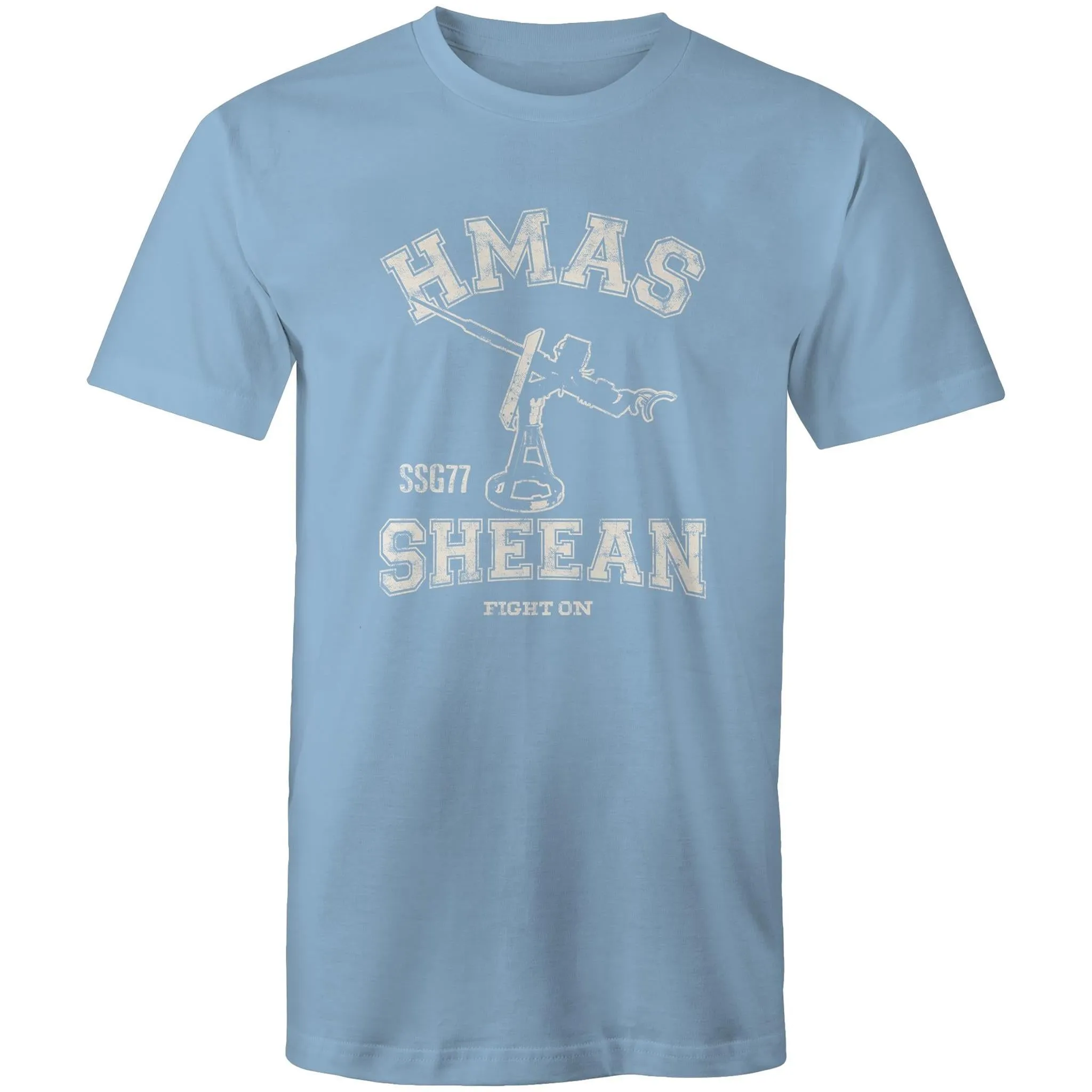HMAS Sheean SSG77 Men's T-shirt white (Style Alpha)