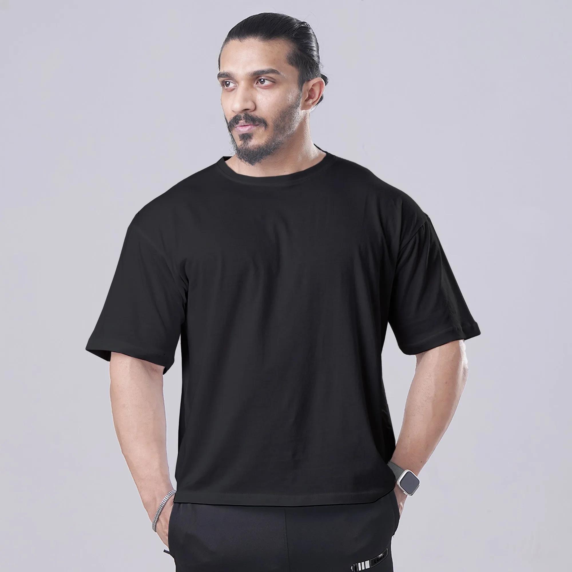 Hope Black Oversized Shirt