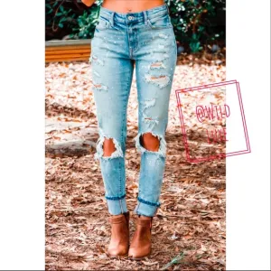🔥HOST PICK🔥 5🌟 BESTSELLER Luna Distressed Boyfriend