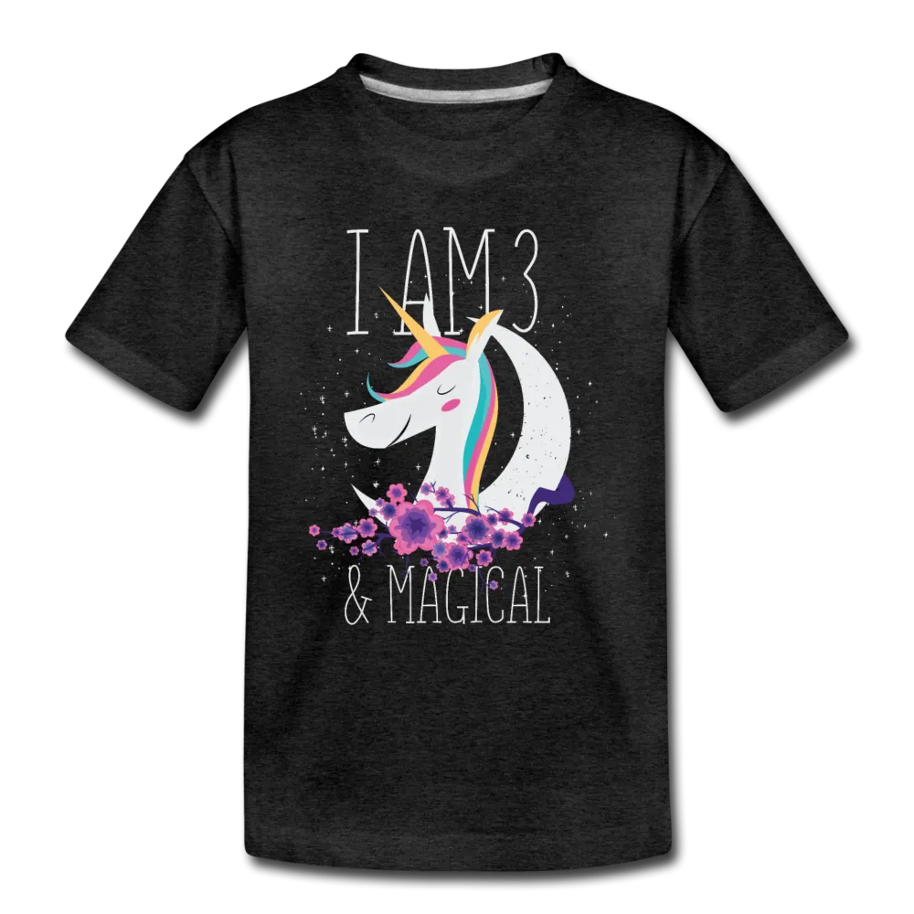 I am 3 and Magical Kids' Premium T-Shirt
