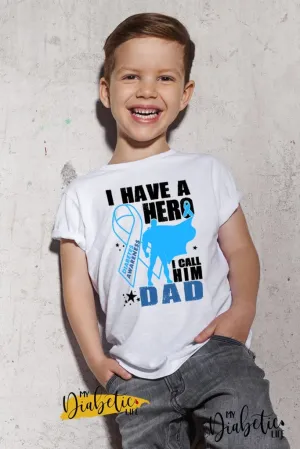 I have a Hero, I call him DAD! - Kids Unisex T-Shirt