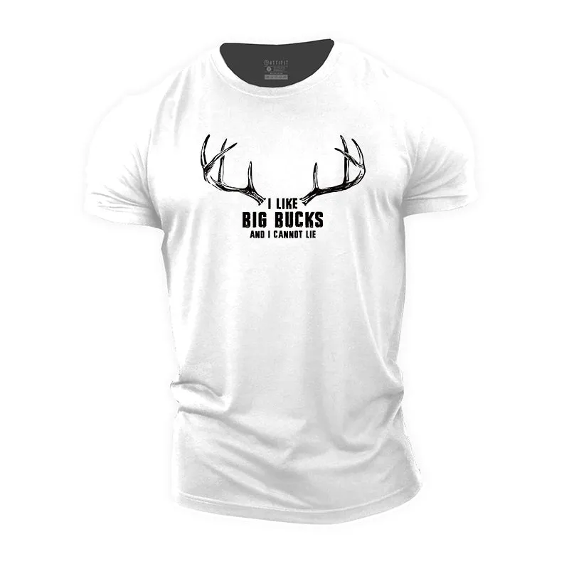 I Like Big Bucks And I Cannot Lie Cotton T-Shirt