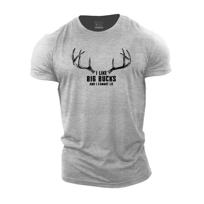 I Like Big Bucks And I Cannot Lie Cotton T-Shirt